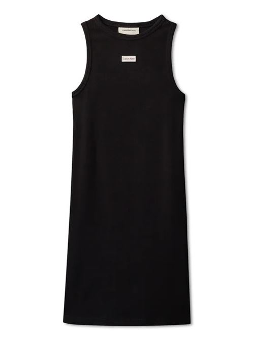 rib sleeveless dress CALVIN KLEIN JEANS | LVCKSJH07GBEH
